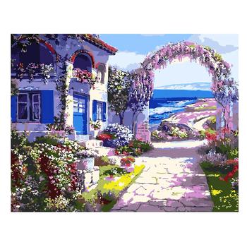 Strateg House with Flowers Set for Painting by Numbers 40х50cm - buy, prices for - photo 1