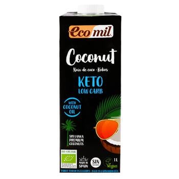 Молоко кокосовое Eco Mil Кето Био 1л - купить, цены на КОСМОС - фото 1