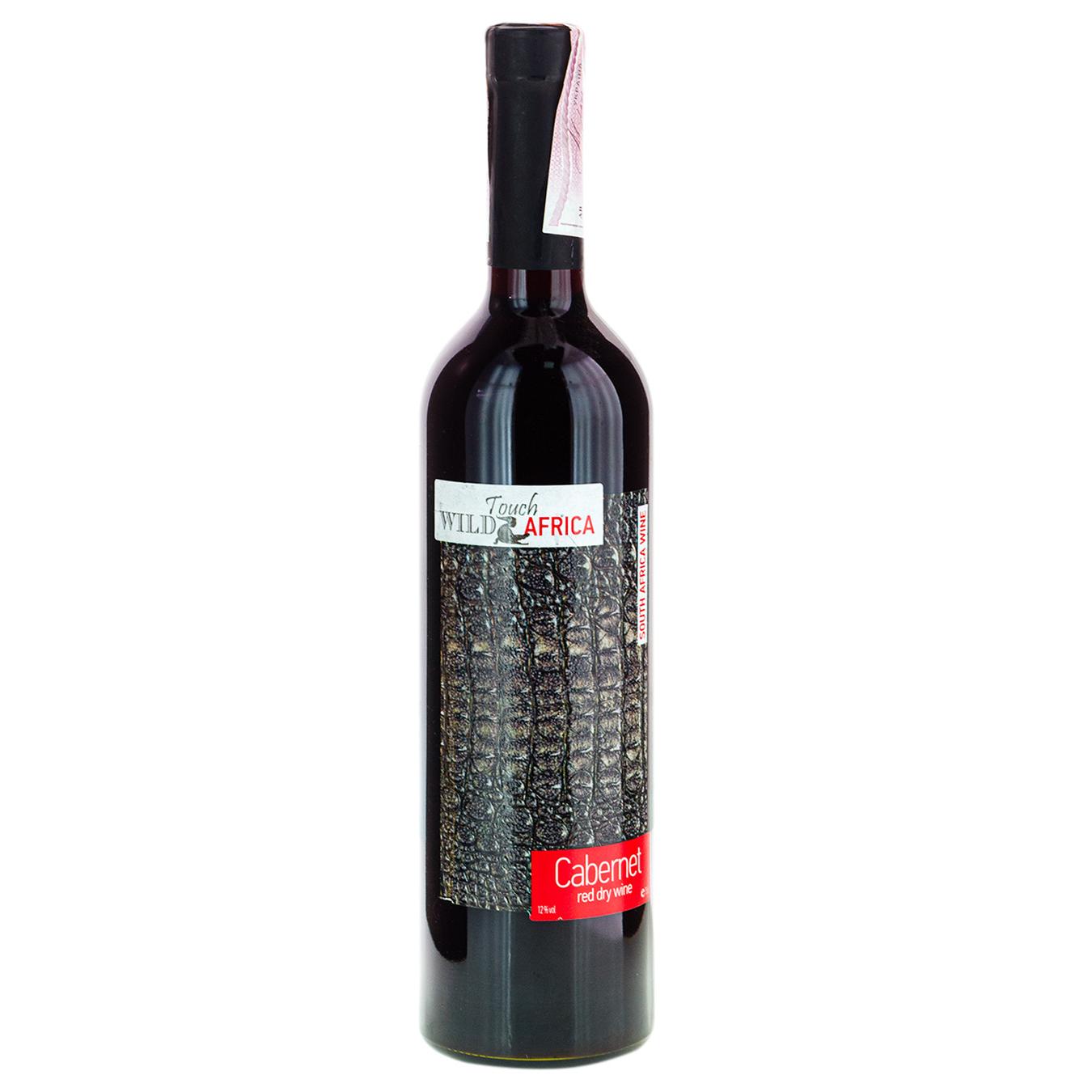 

Вино Wild Touch Africa Cabernet сухое красное 14% 0,75л
