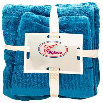 Koloco Cotton Towels 70*140/34*74cm - buy, prices for Vostorg - photo 2