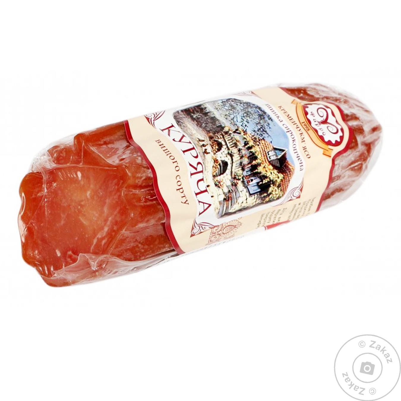 

Ветчина Фарро Куриная сырокопченая