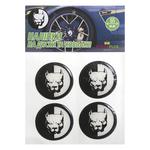 Наліпка-шильда TerraPlus Пітбуль на ковпаки та диски 55мм