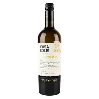 Вино Casa Solis Chardonnay белое сухое 0,75л - купить, цены на Идеал - фото 1