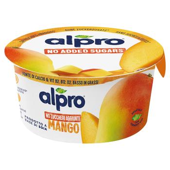 Йогурт соевый Alpro Mango без сахара 135г - купить, цены на METRO - фото 1