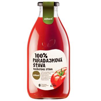 Zdravo Tomato Juice 0.75l - buy, prices for COSMOS - photo 1