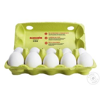 Yasensvit Real Giants Chicken Eggs 10pcs - buy, prices for Auchan - photo 2