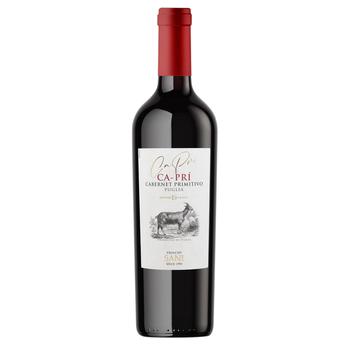 Вино Principi Sani Ca-Pri Cabernet Primitivo DOC червоне сухе 15% 0,75л