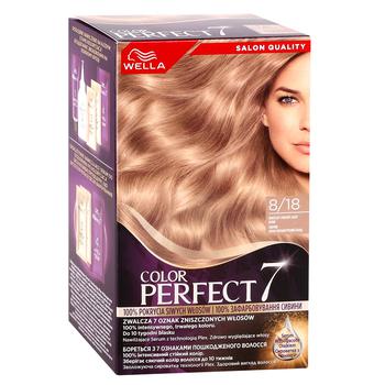 Краска для волос Wella Color Perfect 8/18 Сверкающий светло-перламутровый блонд