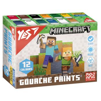 Yes Minecraft Gouache Paints 20ml*12 colors - buy, prices for NOVUS - photo 2