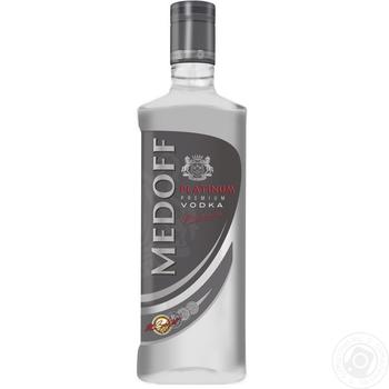 Водка Medoff Платинум Премиум 40% 0,5л купить, цены на МегаМаркет - фото 1