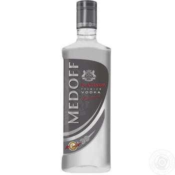 Medoff Platinum Premium Vodka 40% 0.5l - buy, prices for Vostorg - photo 1