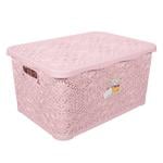 Bursev Plastic Light Pink Storage Container 30l