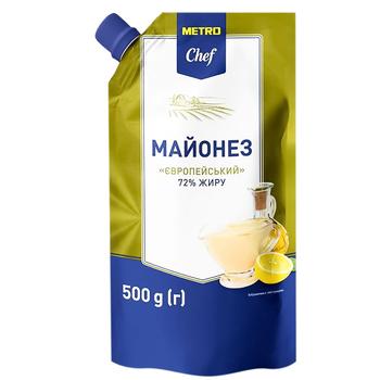 Майонез Metro Chef Европейский 72% 500г