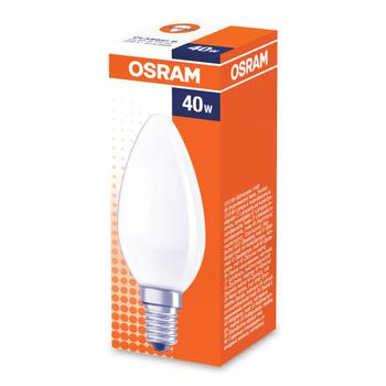 Лампа Osram Classic В накаливания 40W E14 - купить, цены на Auchan - фото 1