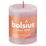 Свіча Bolsius рустік попеляста троянда 80/68