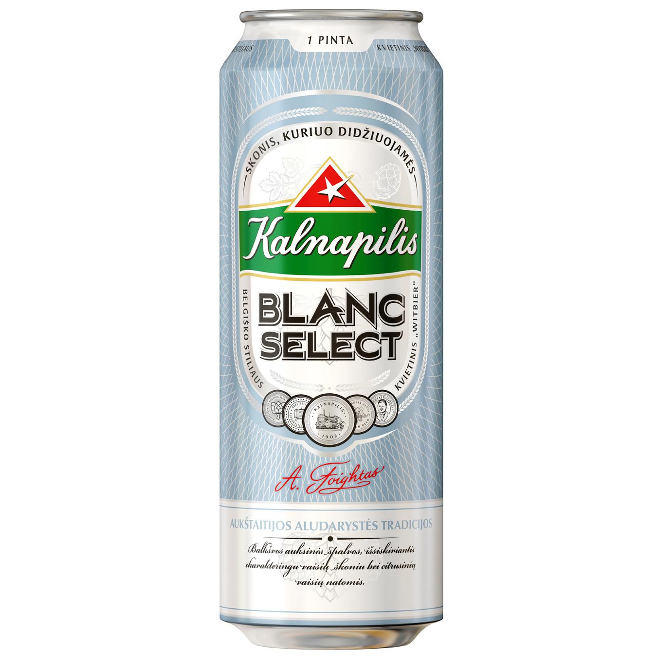 

Пиво Kalnapilis Blanc Select 5% 568мл