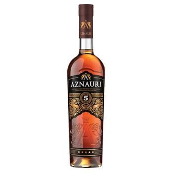 Aznauri 5 y.o. Brandy 40% 0.5l