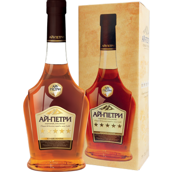 Ai-Petri 5 yrs cognac 40% 0.5l - buy, prices for NOVUS - photo 1