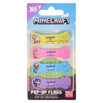 Закладки Pop-Up Yes Minecraft.Spring 4x20шт
