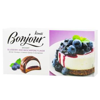 Десерт Konti Bonjour черника-маскарпоне 232г