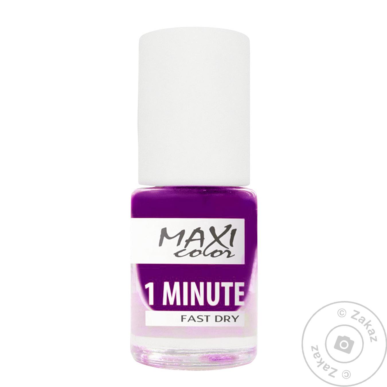 

Лак д/нігтів Maxi color 6 мл One minute 021