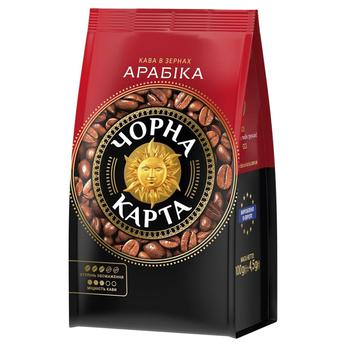 Кофе Чорна Карта Арабика в зернах 100г - купить, цены на NOVUS - фото 1