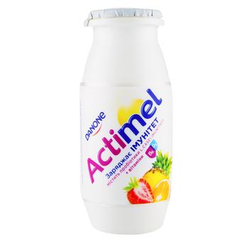 Danone Actimel Multifruit Flavored Fermented Milk Product 1.5% 6х100g - buy, prices for Chudo Market - photo 2