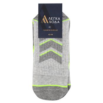 Lehka Khoda Men's Socks s.29 Silver Melange