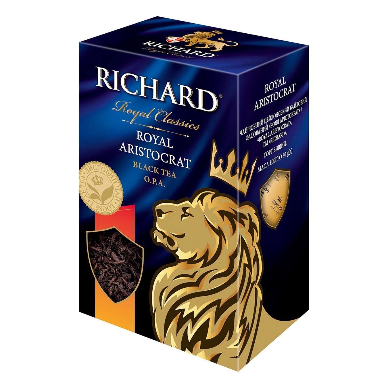 

Чай черный Richard Royal Aristocrat 80г