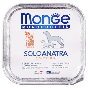 Monge Monoprotein Pate for Dogs with Duck 150g