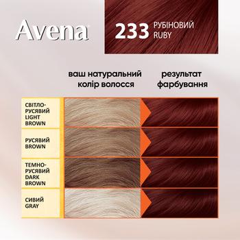 AVENA Gloss Color 233 Ruby Permanent Cream Hair Dye - buy, prices for Tavria V - photo 3