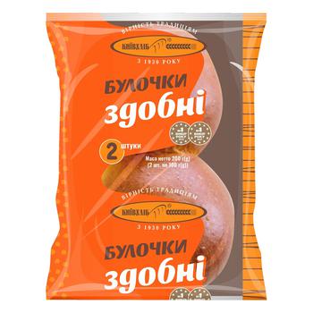 Булочки Киевхлеб сдобные 2шт 200г - купить, цены на Auchan - фото 1