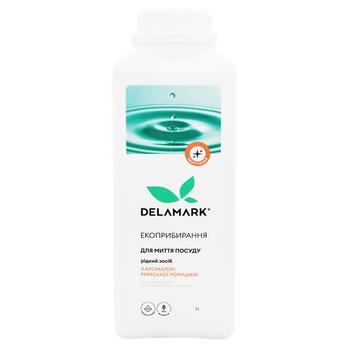 Средство для мытья посуды DeLaMark с ароматом римской ромашки 1л