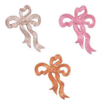 Підвіска на ялинку Бантик Блиск пластикова 14,5х10,5см - купити, ціни на Таврія В - фото 1