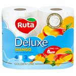 Ruta Deluxe Mango 3-ply Toilet Paper 4pcs