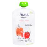 Mama Knows Sugar-free Apple-Peach Puree 90g