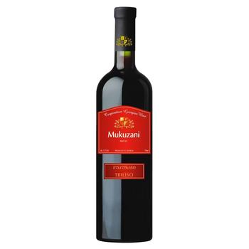 Tbiliso Mukuzani Red Dry Wine 13% 0.75l - buy, prices for Biotus - photo 1