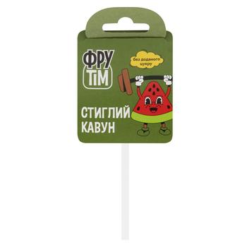 Леденец Фрутім Арбуз натуральный на палочке 10г - купить, цены на WINETIME - фото 1
