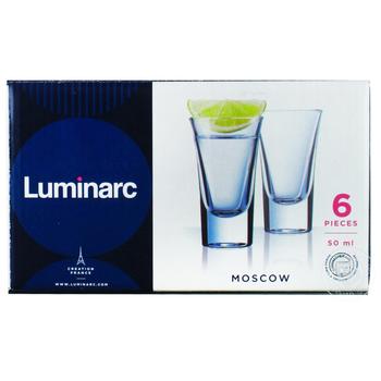 Luminarc Set Stacks Moscow 6pcs 50ml - buy, prices for Auchan - photo 1