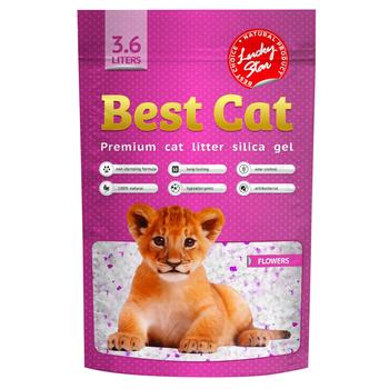 Best Cat Pink Flowers Scented Silica Gel Cat Litter 3.6l - buy, prices for Grono - photo 1