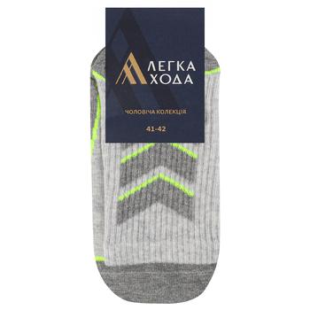 Lehka Khoda Men's Socks s.25 Silver Melange