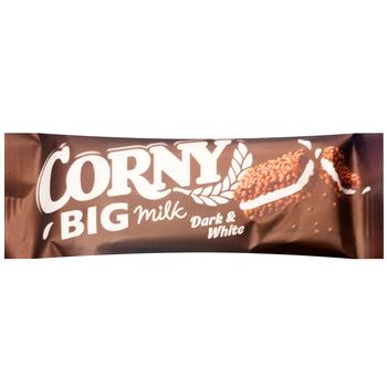 Батончик злаковый Corny с какао и молочно-кремовой начинкой 40г