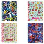 Блокнот Optima Pattern спираль клетка в ассортименте А5 80 листов