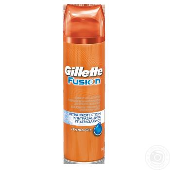 Гель Gillette Fusion Увлажняющий для бритья 200мл - купить, цены на NOVUS - фото 1