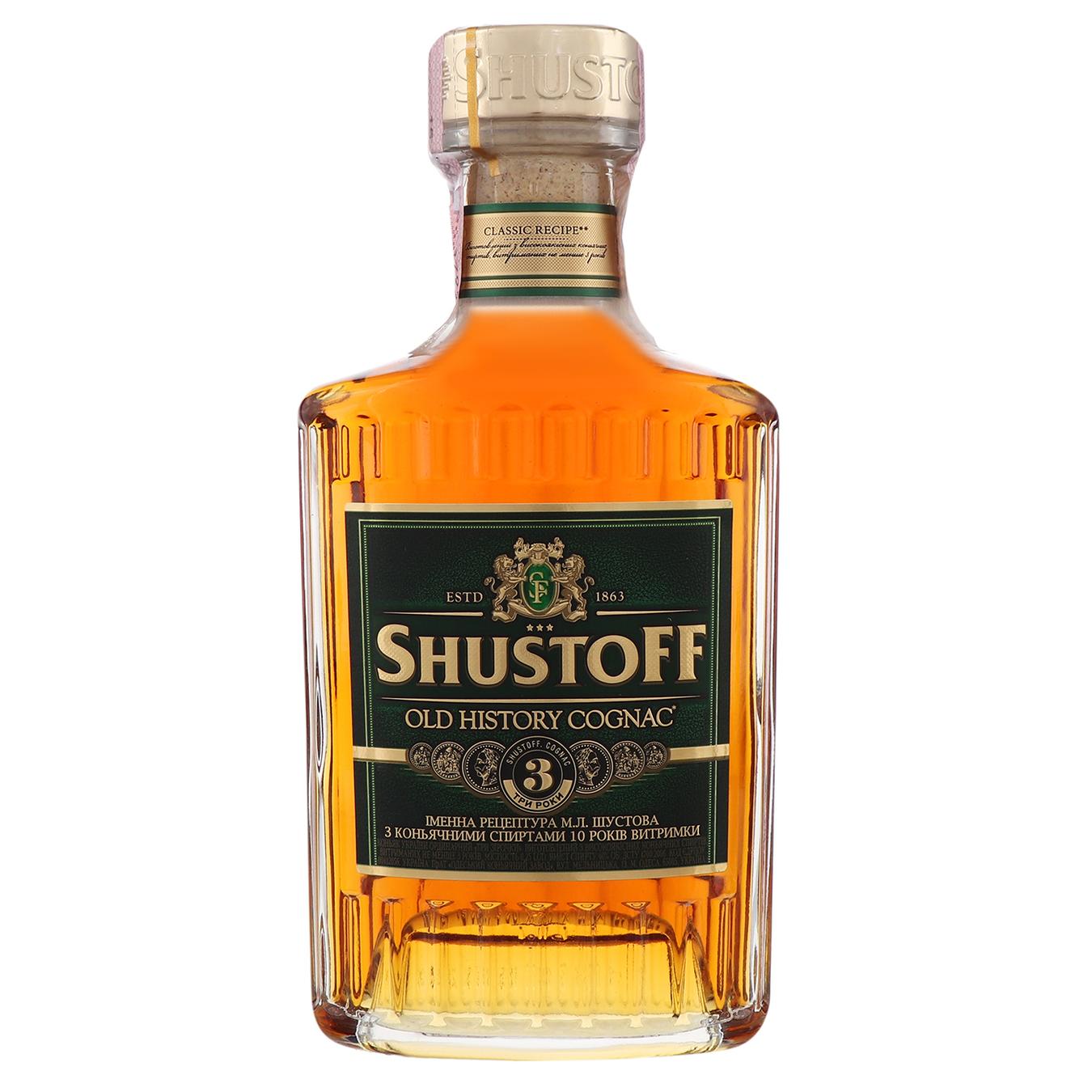 

Коньяк Shustoff Old History 3* 250мл