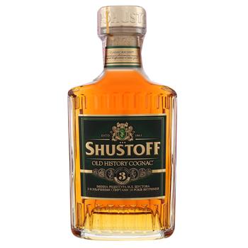 Cognac Shustoff Old History 3 years 250ml - buy, prices for EKO Market - photo 1