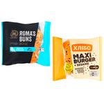 Hlibo Maxi Burger Bun for Burger with Black Sesame 80g