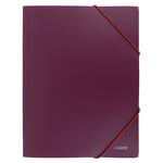 Папка на резинках Axent А4 Earth colors бордо