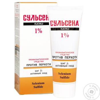 Паста от перхоти Сульсена 1% 40мл