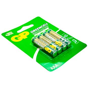 GP Greencell Battery 1.5V AAA 4pcs - buy, prices for - photo 2